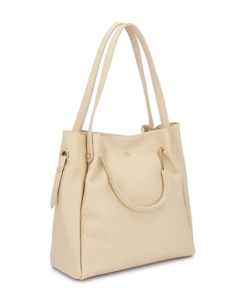 Kazar-Leather-bag-with-two-types-of-handles-béžová