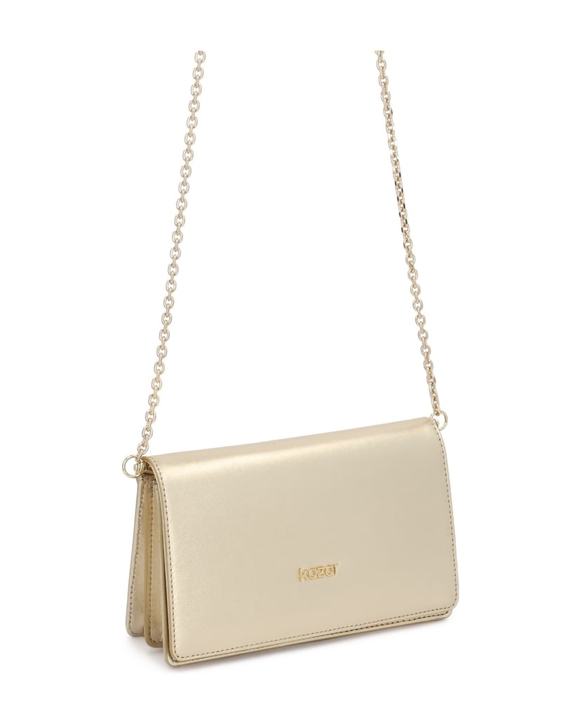 Kazar-Small-gold-chain-bag-zlatá
