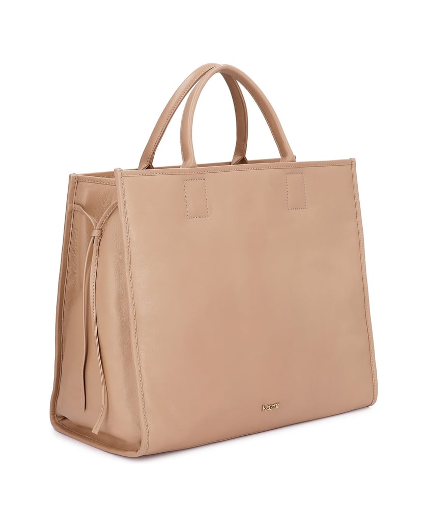 Kazar-Beige-bag-with-removable-2-in-1-insert-béžová