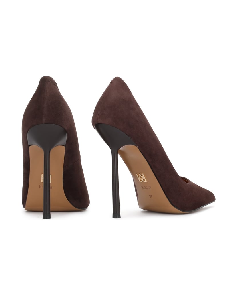 Kazar-Dark-brown-suede-pumps-tmavá-hnedá