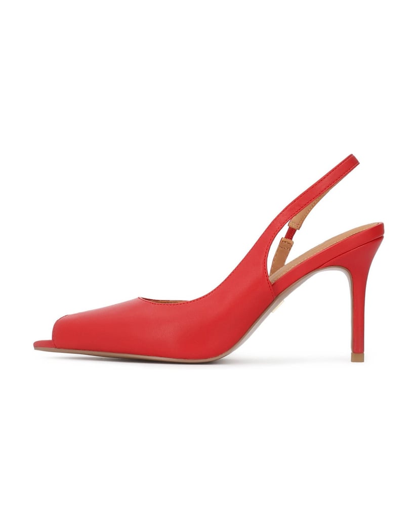 Kazar-Red-cutout-pumps-červená
