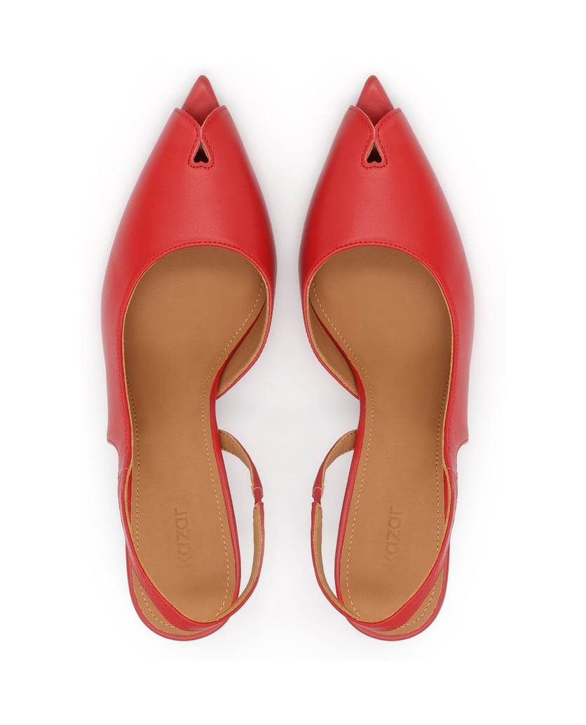 Kazar-Red-cutout-pumps-červená