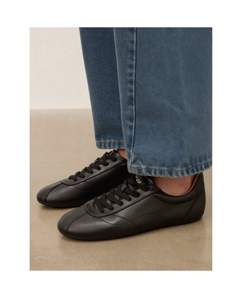 Kazar-Black-soft-leather-sneakers-čierna