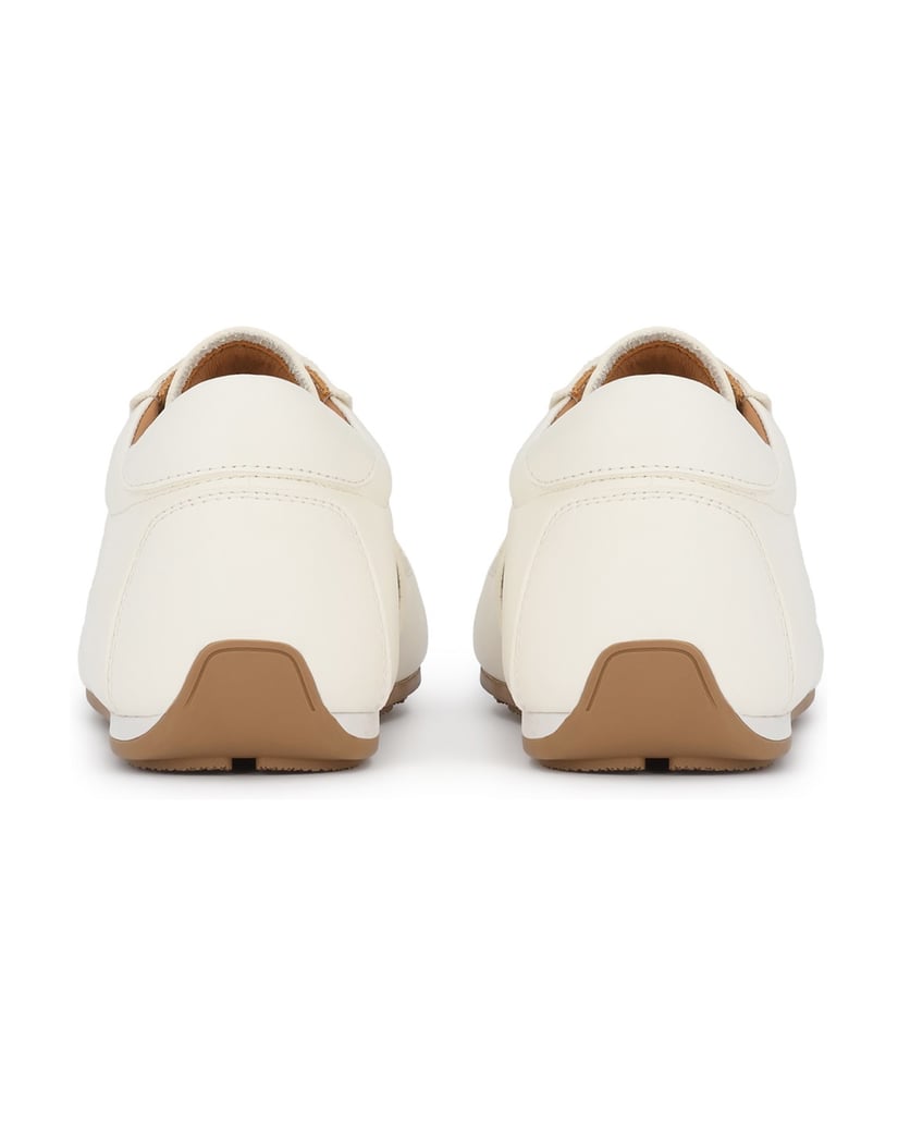 Kazar-Leather-sneakers-with-brown-sole-biela