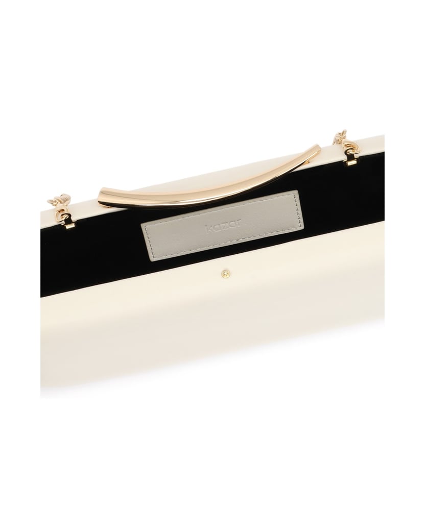Kazar-Elegant-light-leather-box-bag-béžová