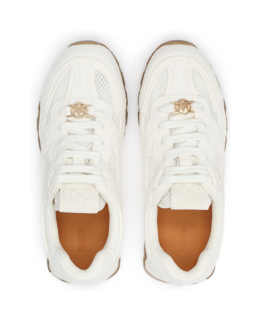 Kazar-Fabric-and-suede-sneakers-biela