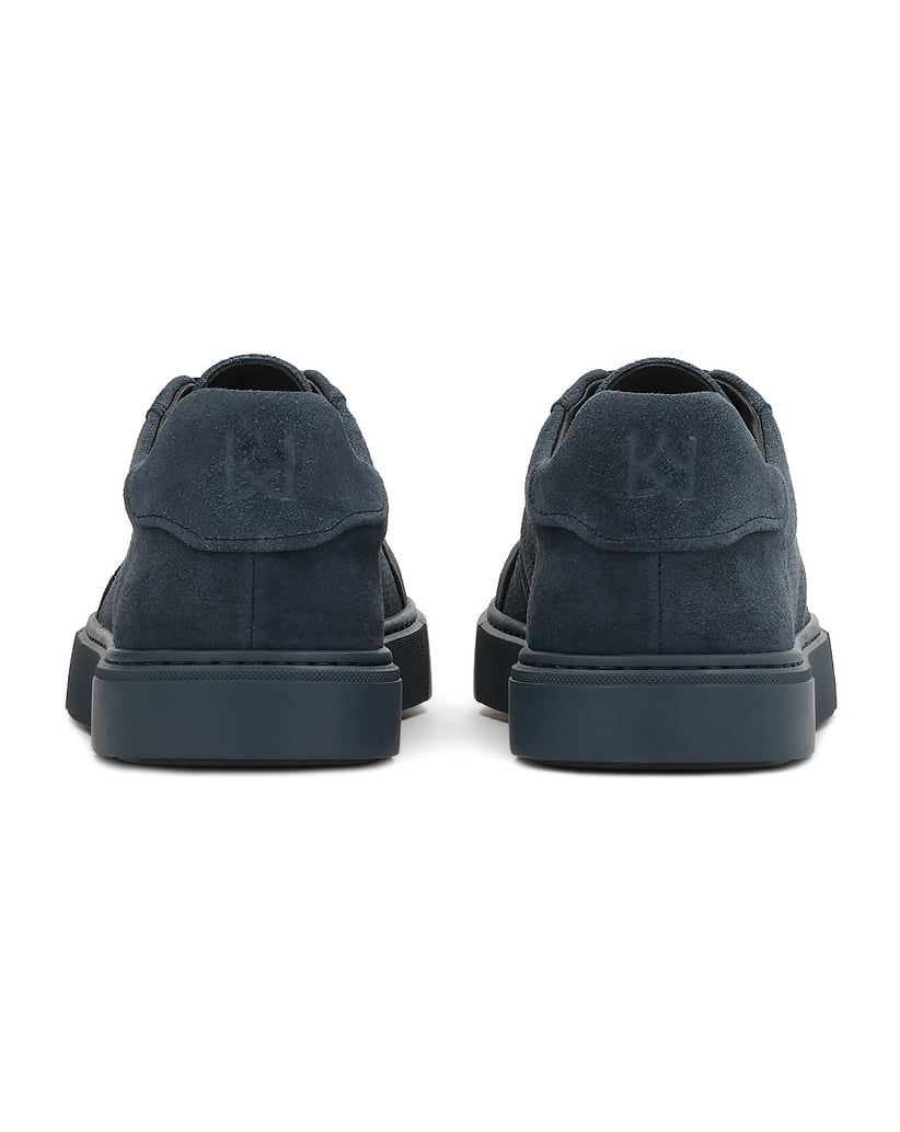 Kazar-Navy-blue-suede-men's-sneakers-with-perforated-upper-tmavě-modrá