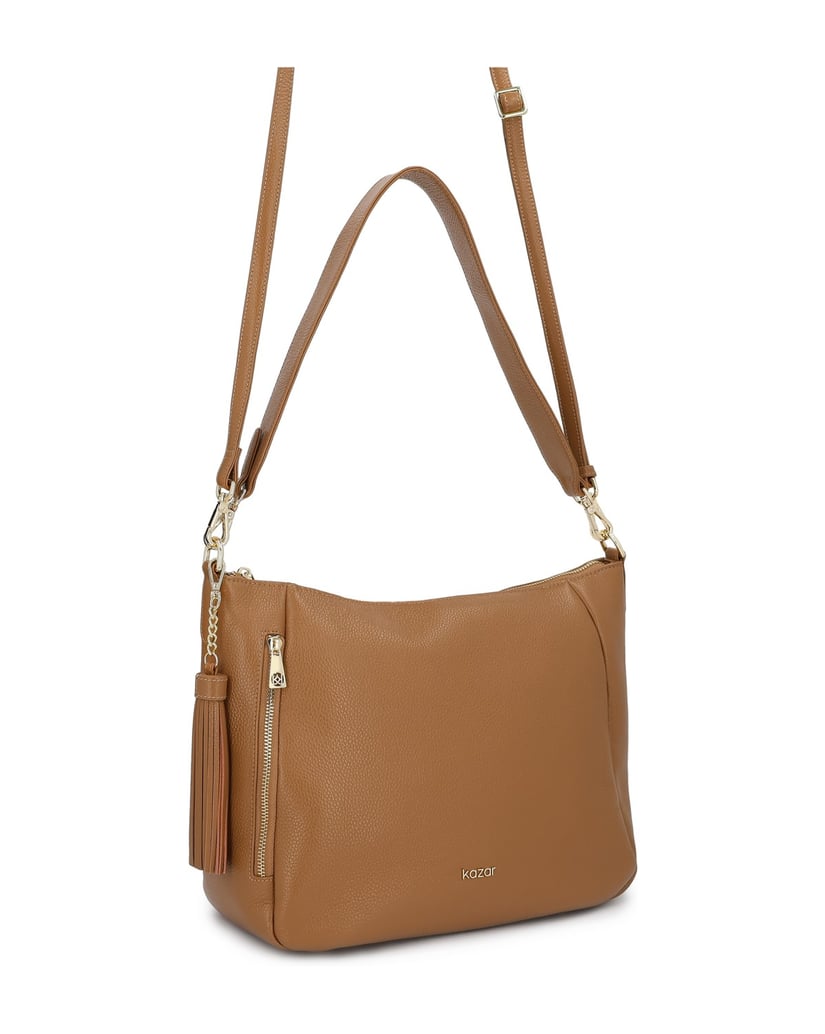 Kazar-Light-brown-bag-with-two-straps-velbloudí
