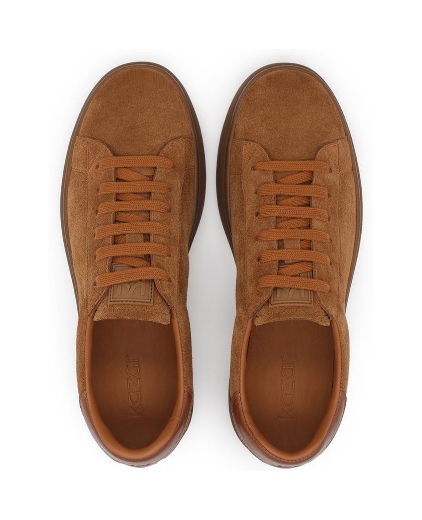Kazar-Light-brown-suede-sneakers-ťavia