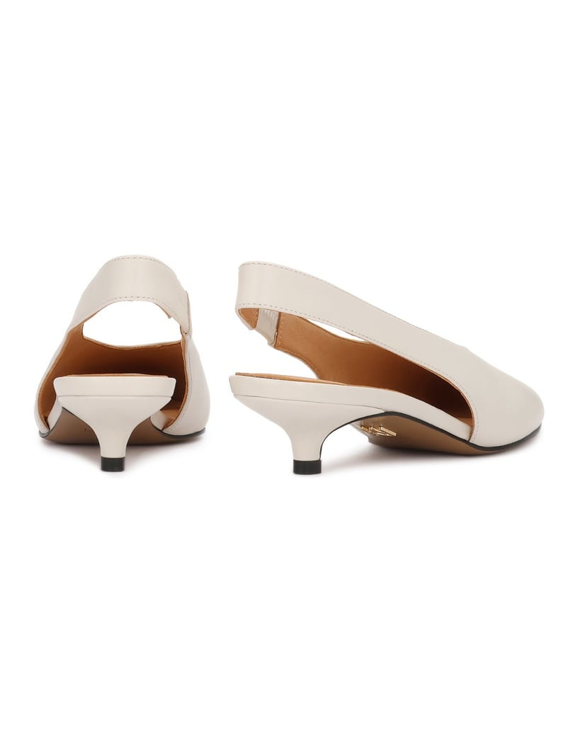 Kazar-Pumps-slingback-pumps-with-low-heel-bílá