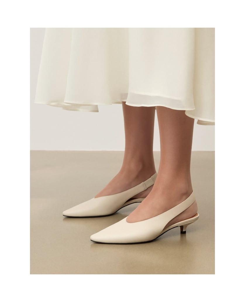 Kazar-Pumps-slingback-pumps-with-low-heel-bílá