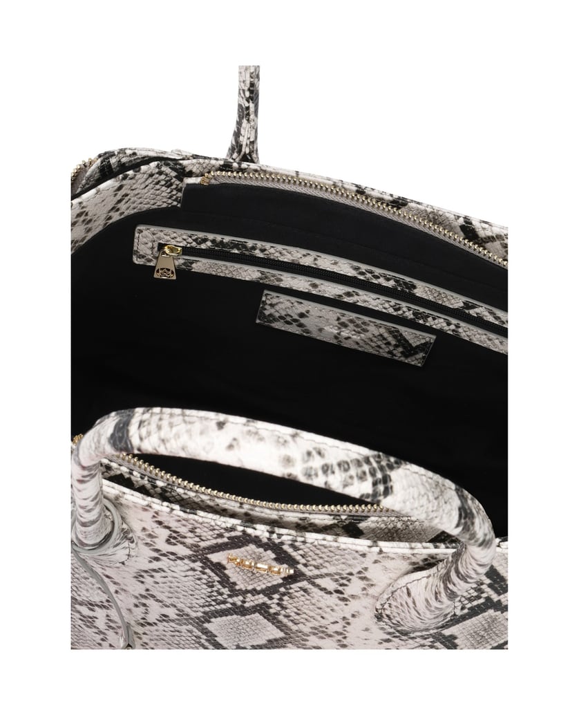 Kazar-Bags-in-a-snake-leather-motif-biela