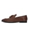 Kazar&nbsp;Brown leather loafers with hooks and nautical ties&nbsp;hnědá