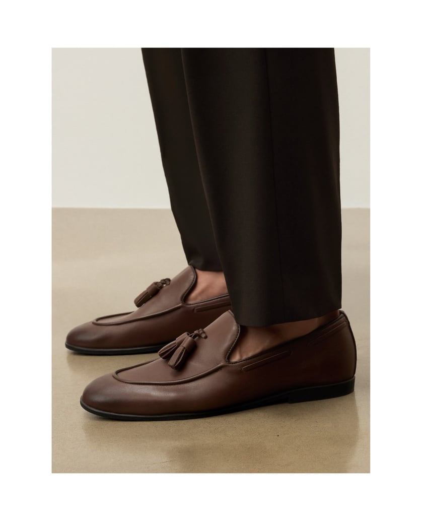 Kazar-Brown-leather-loafers-with-hooks-and-nautical-ties-hnědá
