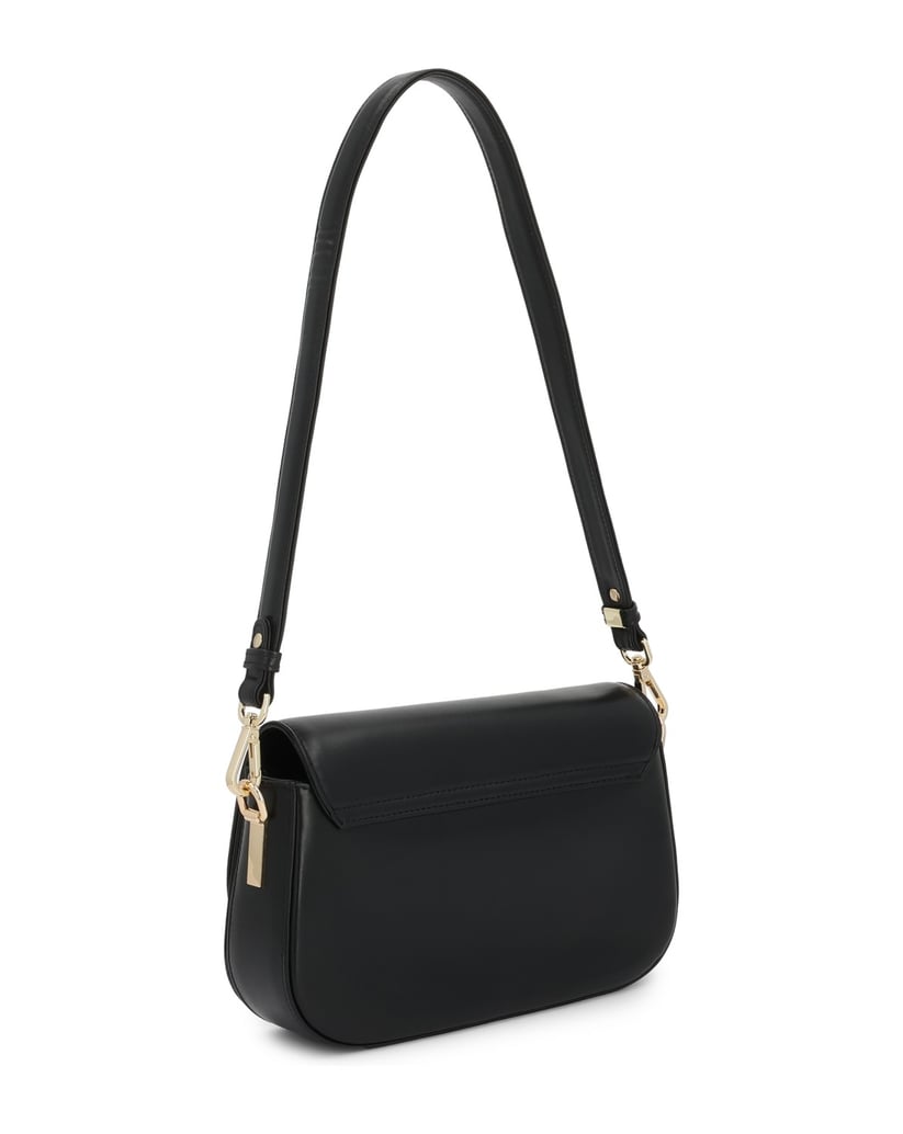 Kazar-Small-leather-messenger-bag-with-decorative-clasp-čierna