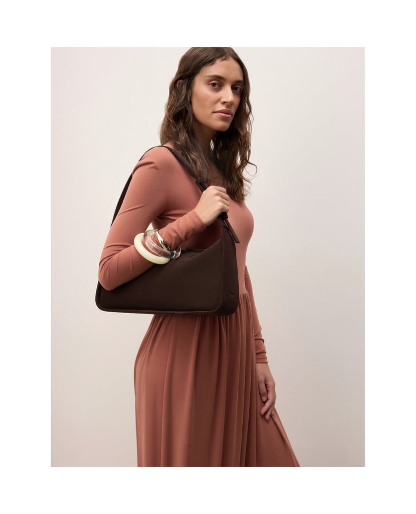 Kazar-Minimalist-soft-suede-bags-hnědá