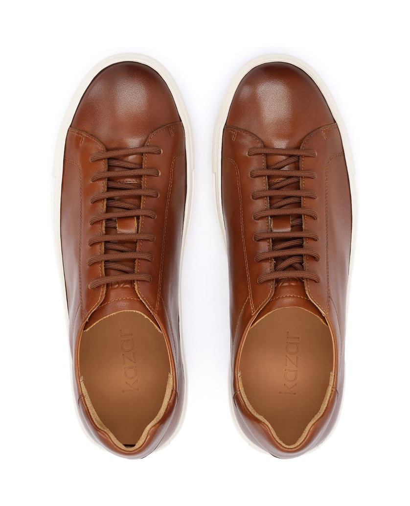 Kazar-Leather-sole-men's-sneakers-with-simple-bright-sole-velbloudí