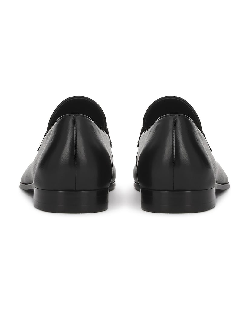 Kazar-Minimalist-leather-loafers-čierna