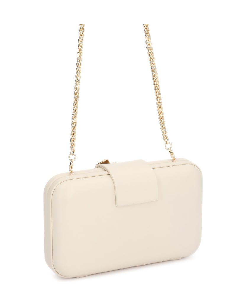 Kazar-Genuine-leather-clutch-in-off-white-with-jewelry-embellishment-bílá