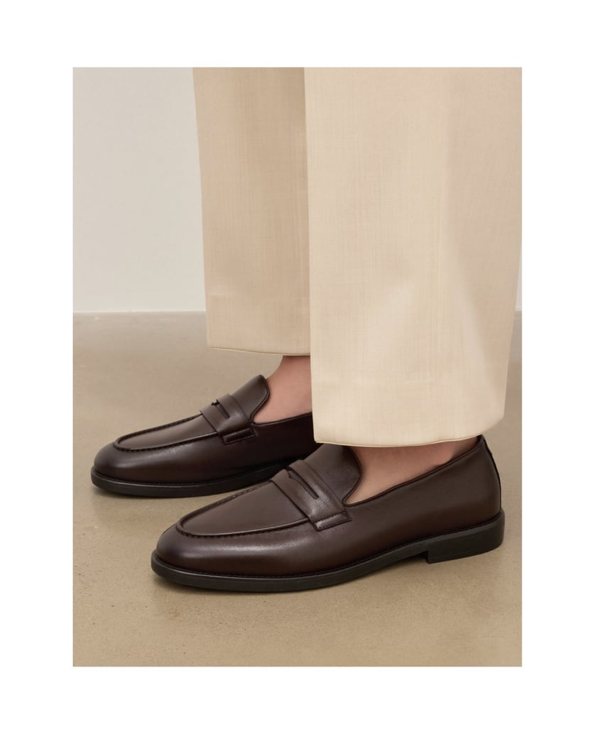 Kazar-Brown-leather-men's-loafers-hnědá