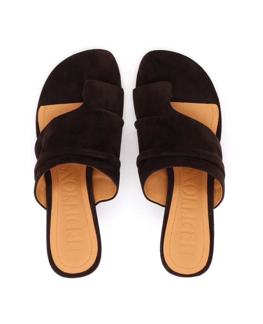 Kazar-Suede-mules-with-big-toe-straps-tmavě-hnědá