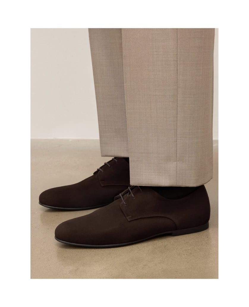 Kazar-Minimalist-suede-derby-in-brown-hnedá