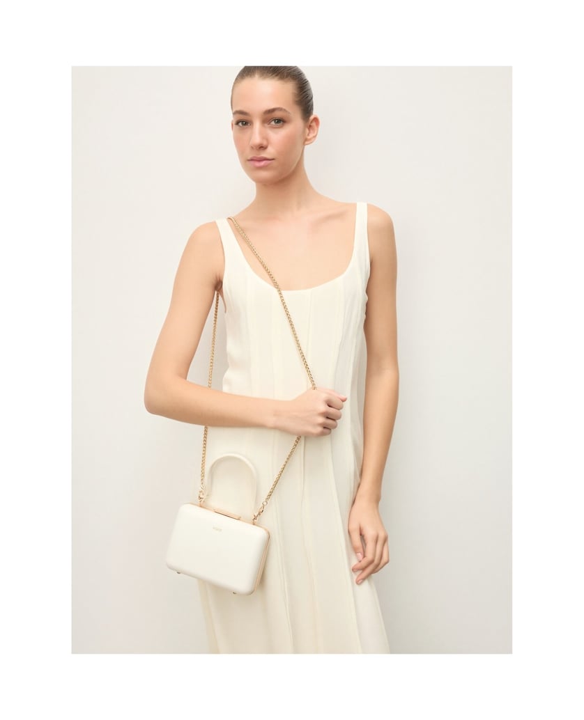 Kazar-Exit-bag-with-handle-and-gold-chain-biela