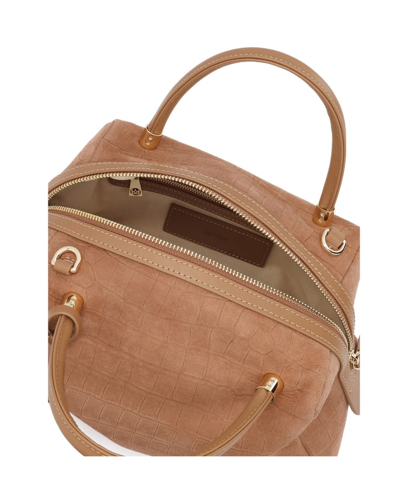 Kazar-Light-brown-nubuck-bag-with-embossed-pattern-velbloudí
