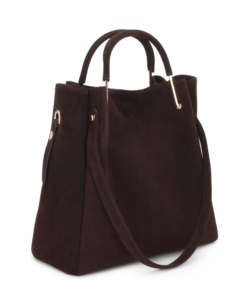 Kazar-Brown-suede-top-handle-and-shoulder-bags-hnedá
