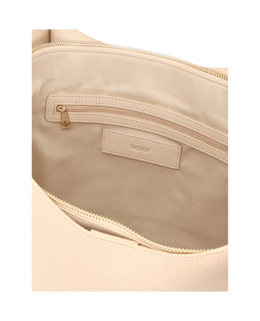 Kazar-Beige-roomy-shoulder-bags-béžová