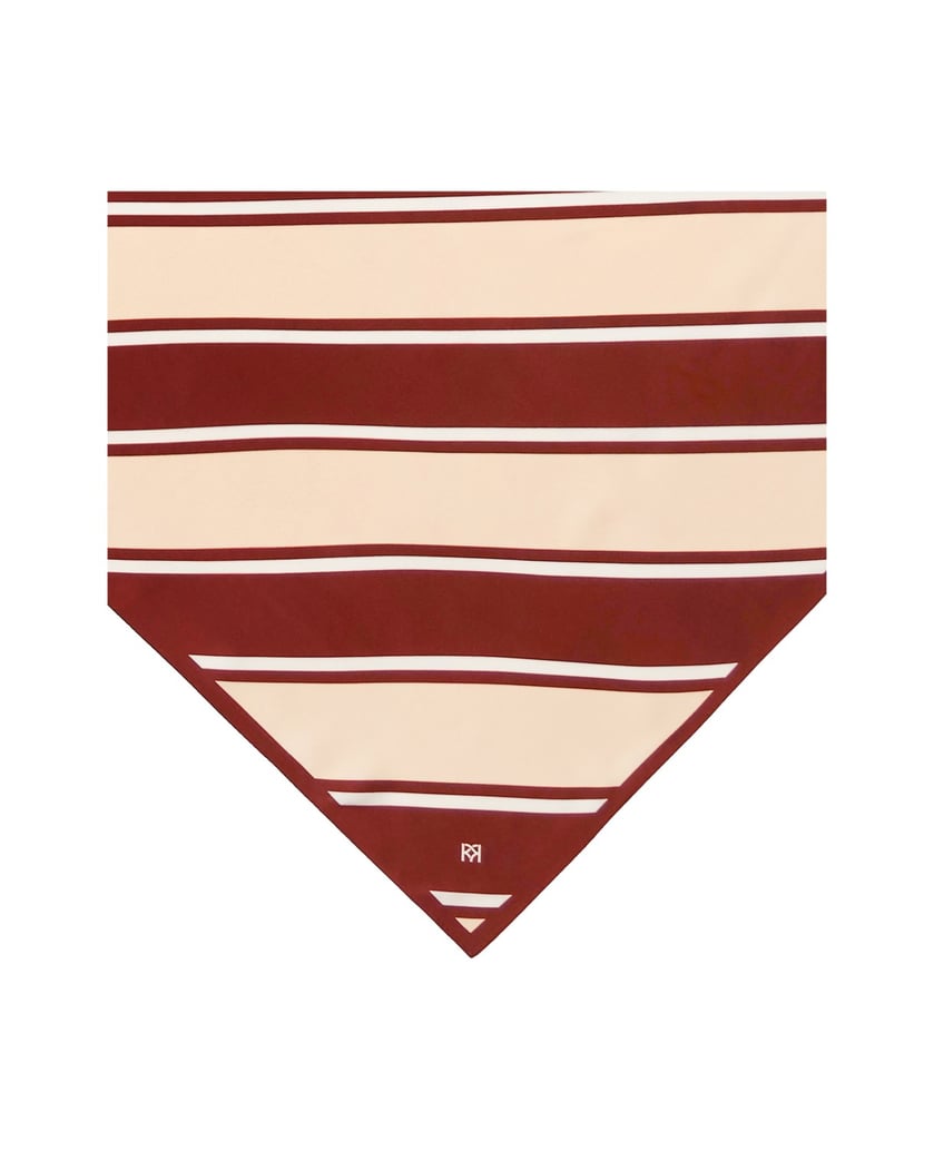Kazar-Silk-scarves-in-beige-and-burgundy-with-elegant-stripes-béžová
