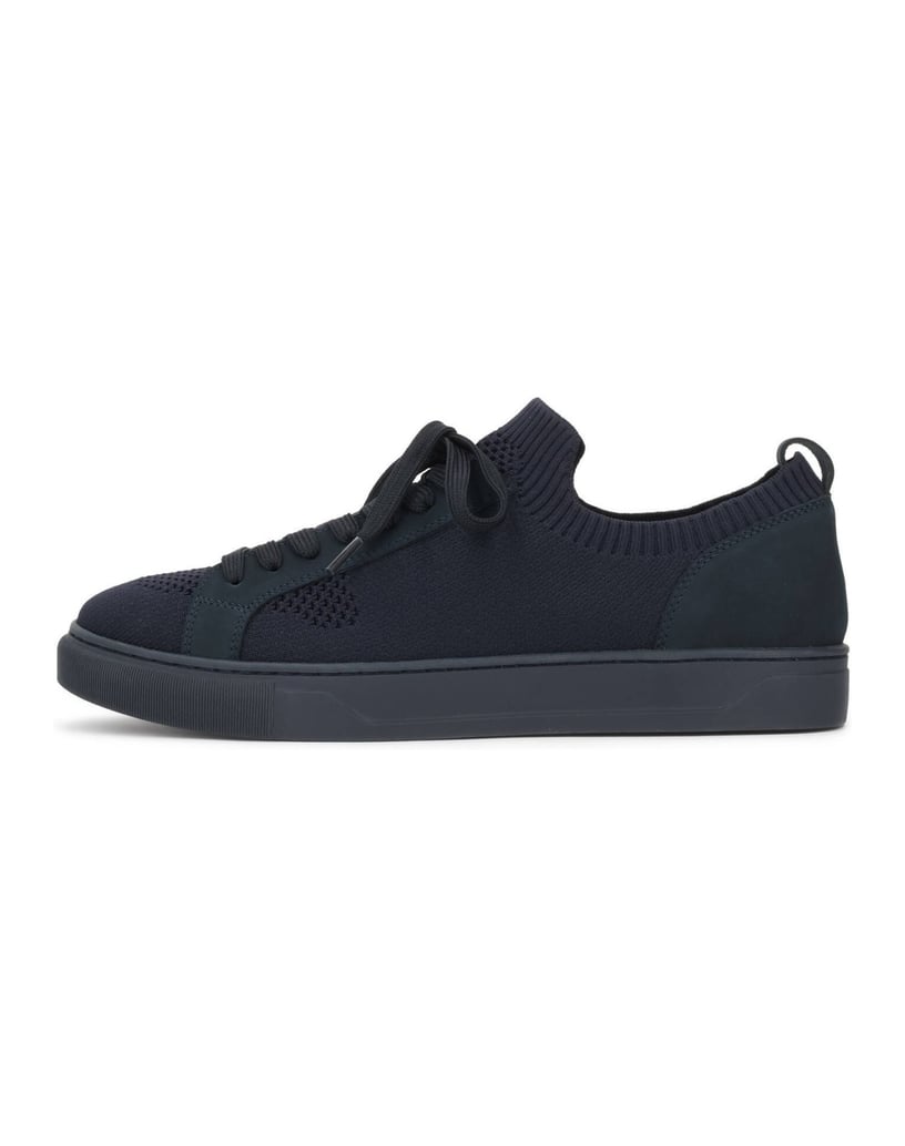 Kazar-Navy-blue-fabric-and-nubuck-sneakers-with-a-sock-drawstring-tmavě-modrá