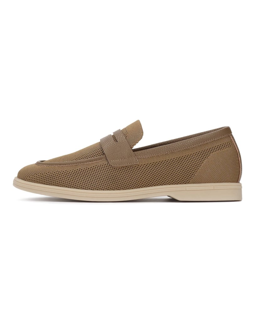Kazar-Halbschuhe-zum-Schieben-für-Männer-mit-perforiertem-Gewebe-und-Details-aus-Leder-taupe