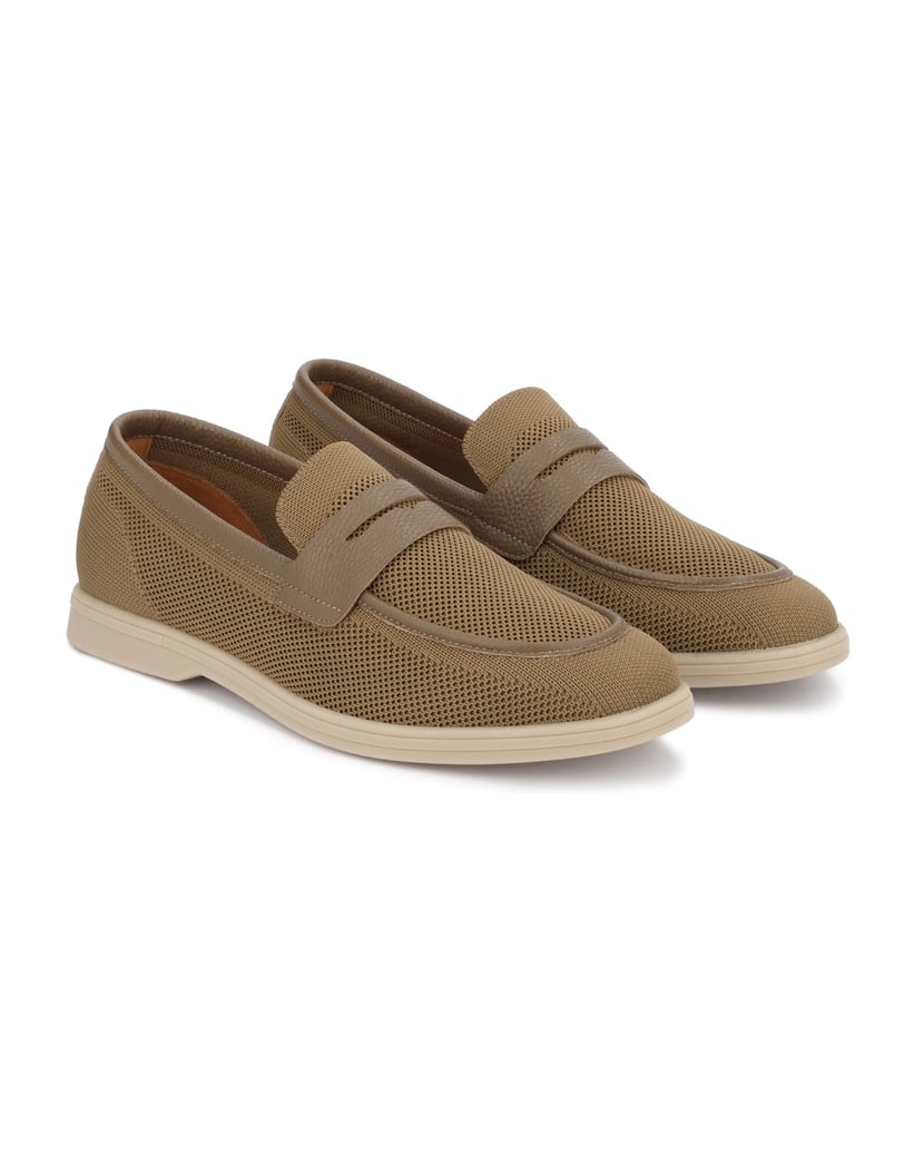 Kazar-Halbschuhe-zum-Schieben-für-Männer-mit-perforiertem-Gewebe-und-Details-aus-Leder-taupe