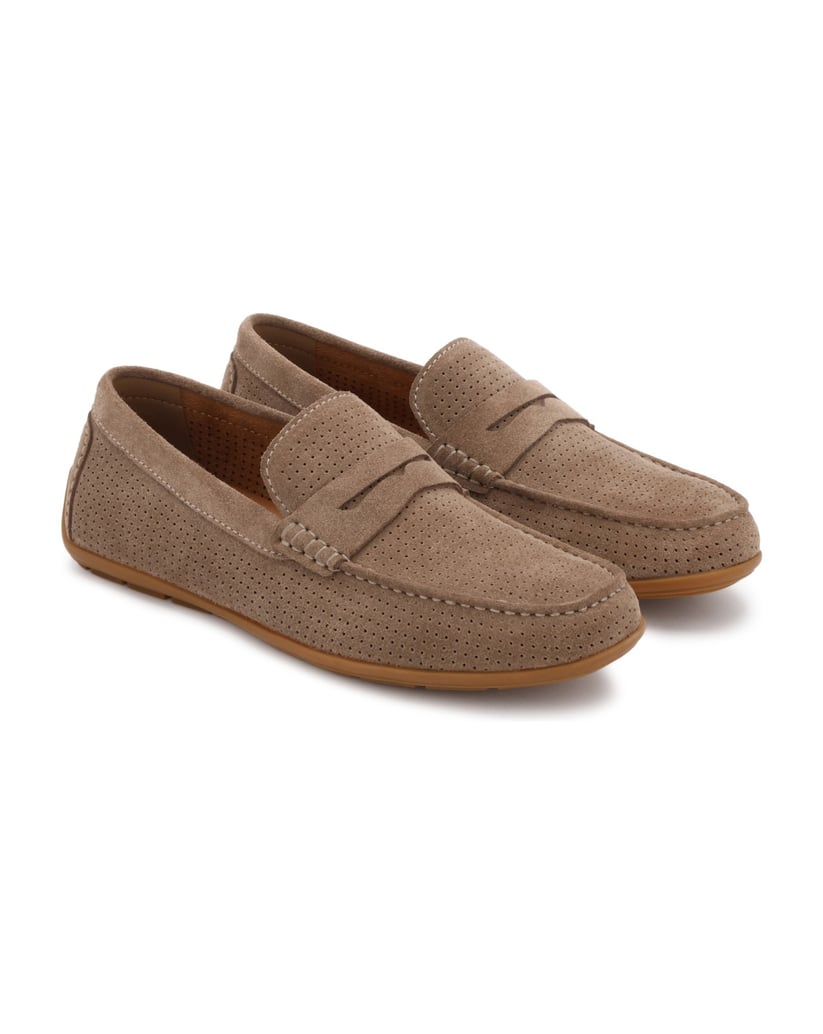 Kazar-Perforated-suede-moccasins-tmavošedá