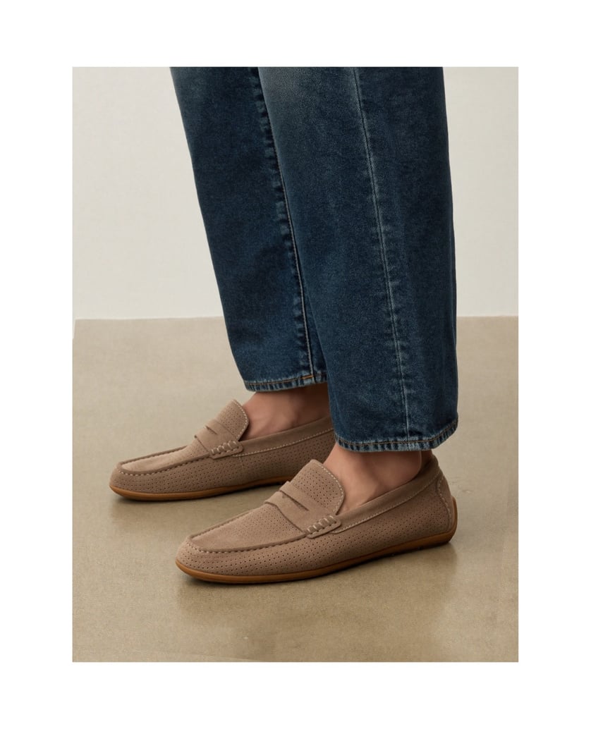 Kazar-Perforated-suede-moccasins-tmavošedá