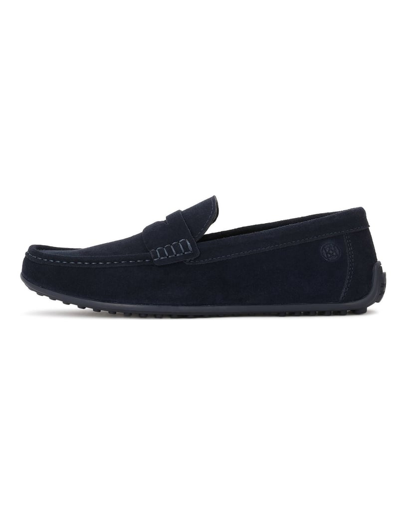 Kazar-Navy-blue-suede-moccasins-tmavě-modrá