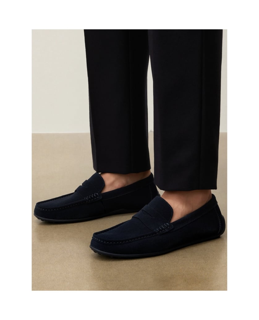 Kazar-Navy-blue-suede-moccasins-tmavě-modrá