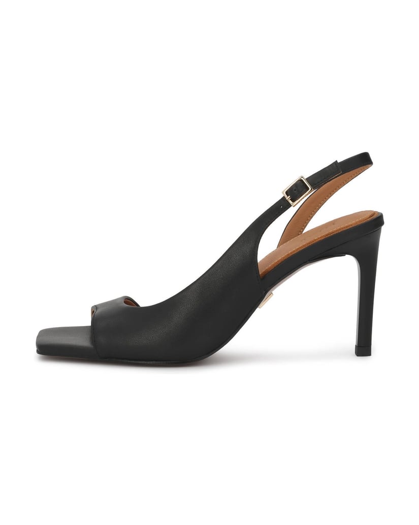 Kazar-Black-slingback-sandals-with-elegant-cutout-upper-černá