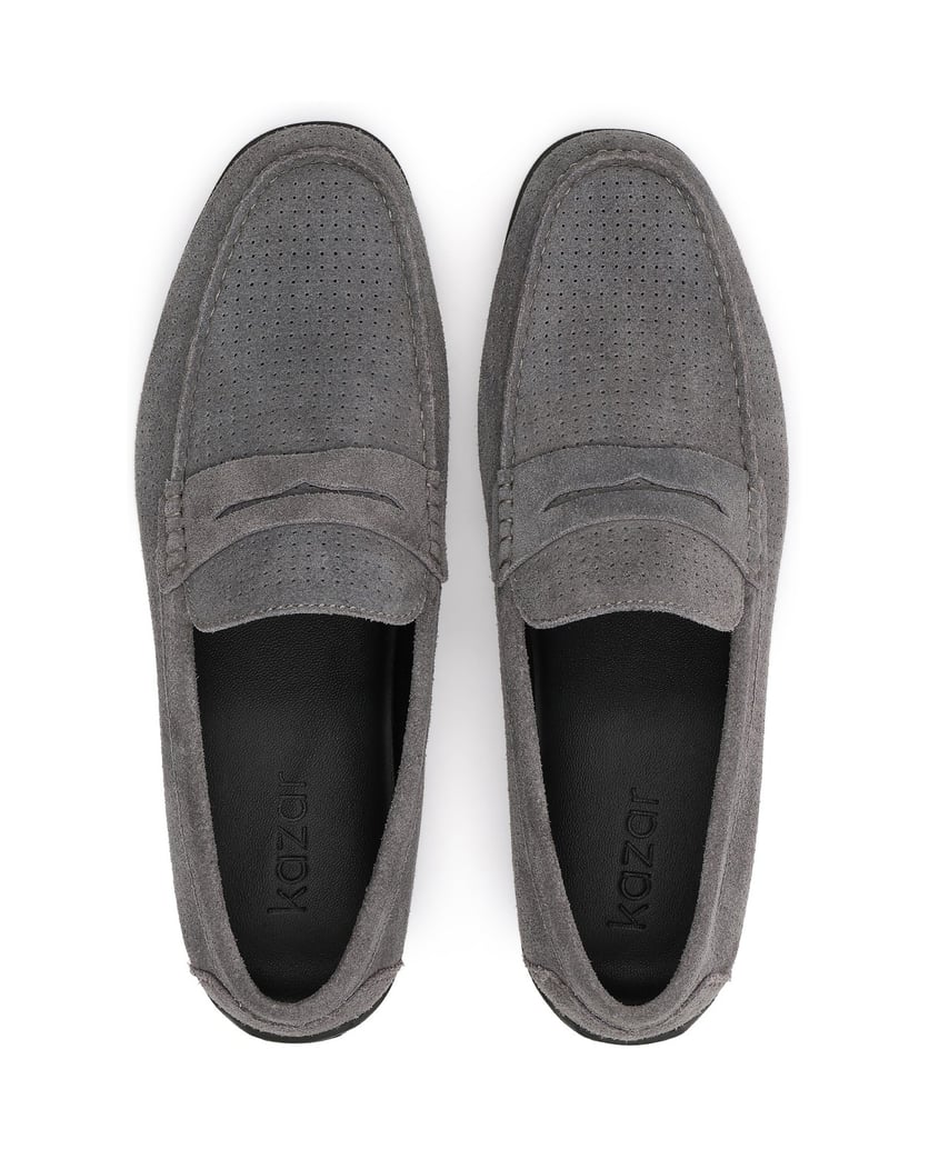 Kazar-Grey-suede-moccasins-šedá