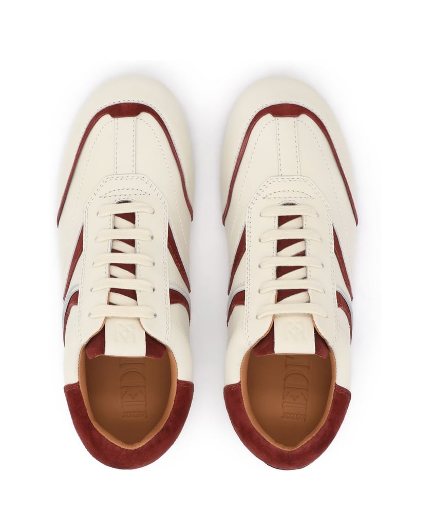 Kazar-Vintage-style-leather-sneakers-biela