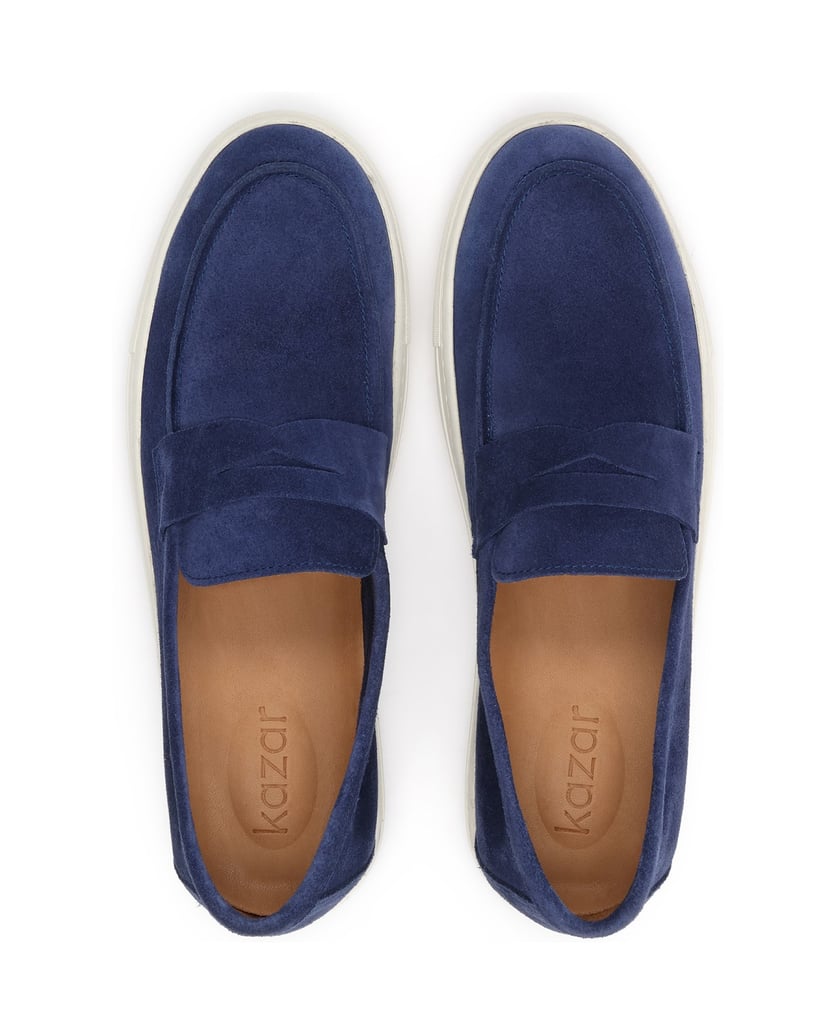 Kazar-Dunkelblaue-Halbschuhe-aus-Wildleder-zum-Schieben-dunkelblau