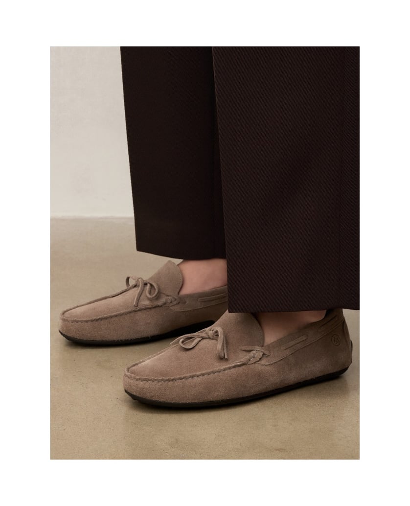 Kazar-Classic-men's-grey-suede-moccasins-šedá