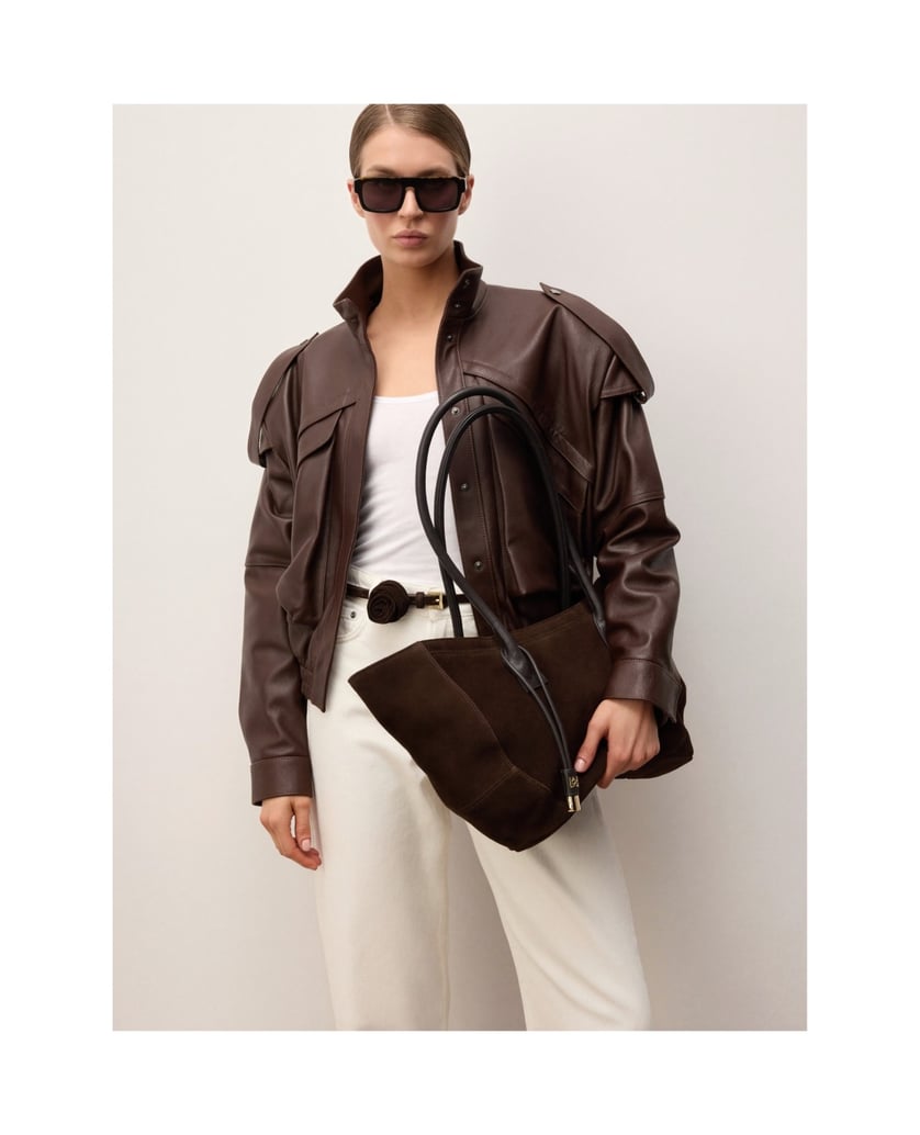 Kazar-Suede-shoulder-bags-in-a-shade-of-brown-tmavě-hnědá