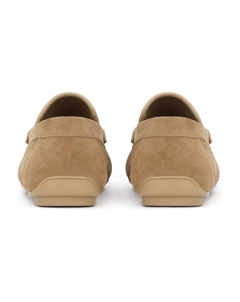 Kazar-Beige-fabric-and-suede-moccasins-béžová