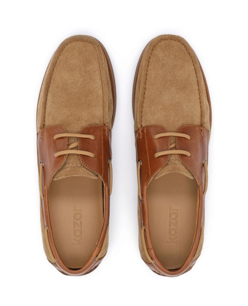 Kazar-Slip-on-shoes-in-suede-and-leather-velbloudí