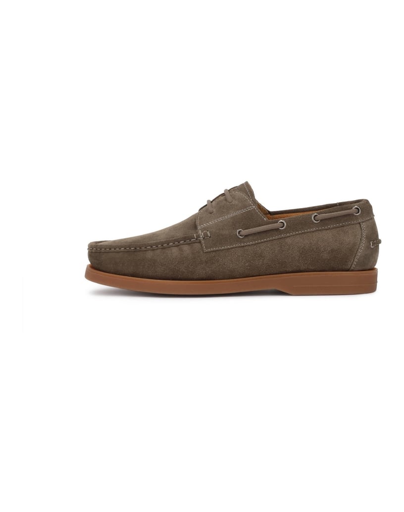 Kazar-Wildleder-boat-shoes-taupe