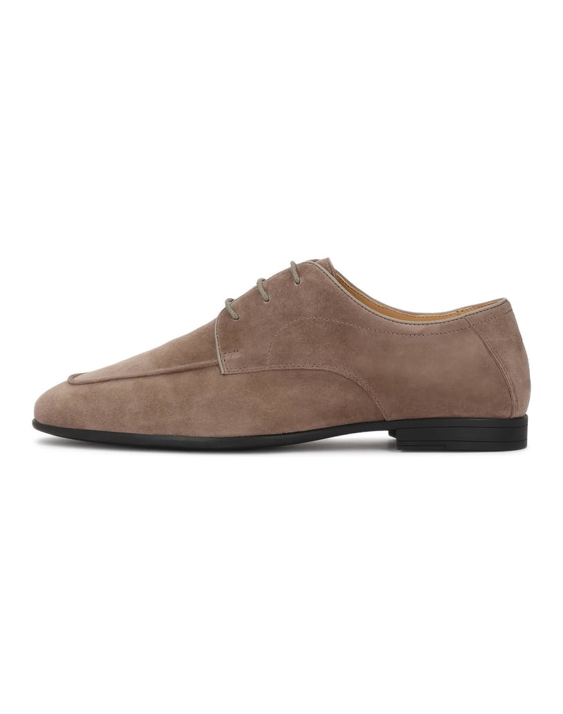 Kazar-Casual-taupe-suede-derby-tmavošedá