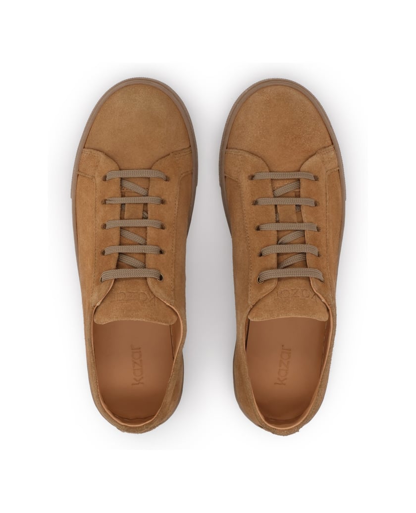 Kazar-Light-brown-natural-suede-sneakers-ťavia