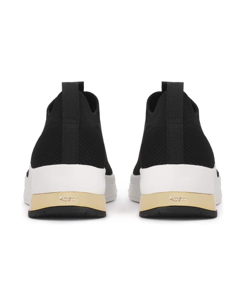 Kazar-Women's-slip-on-sneakers-in-black-čierna